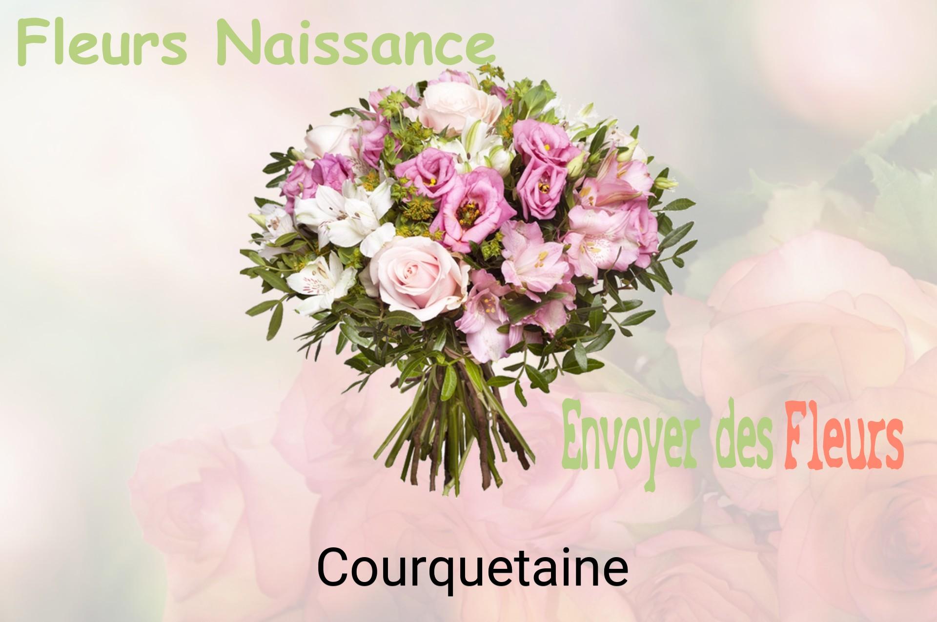 Bouquet de fleurs de naissance livré à Courquetaine